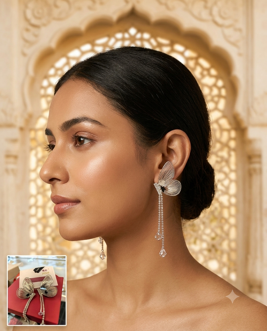 Rani Lakshmibai Kiwi Earring - View 4