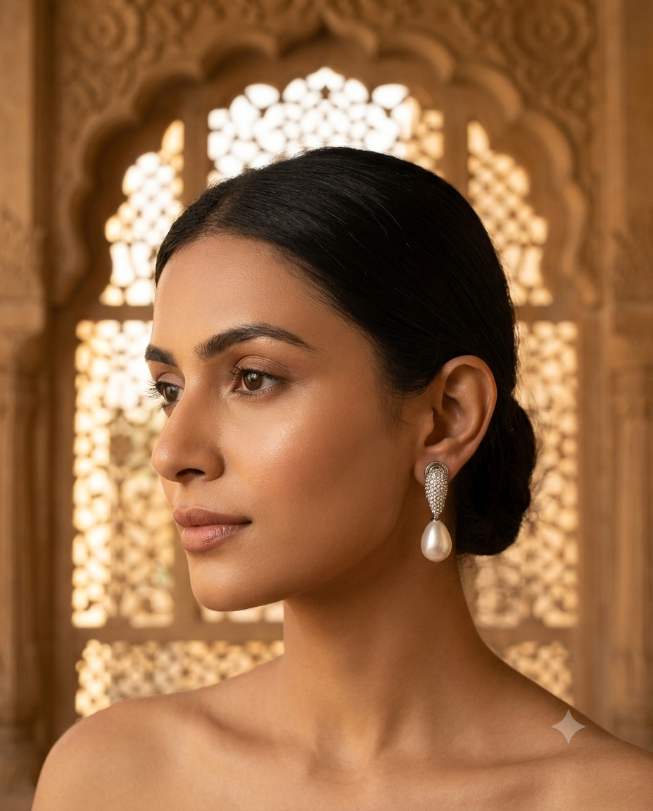 Rani Lakshmibai Kiwi Earring - View 3