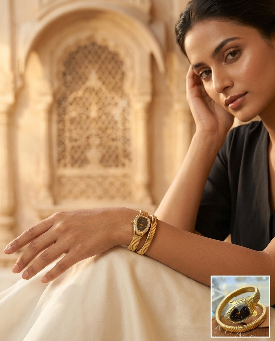 Bhogeshwari Phukanani Signature Watch - View 1