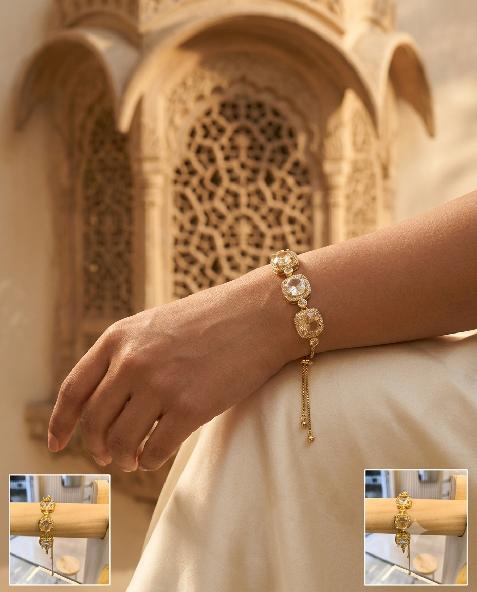 Rani Lakshmibai Kiwi Bracelet - View 3